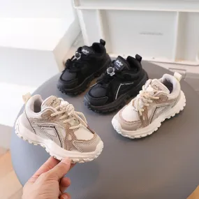 2023 Scarpe per bambini Moda casual Scarpe sportive per ragazzo all'aperto Strisce leggere Scarpe da ginnastica da corsa traspir