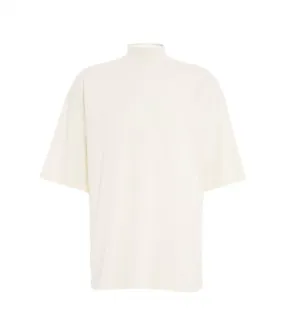 Collo a lupetto bianco bianco