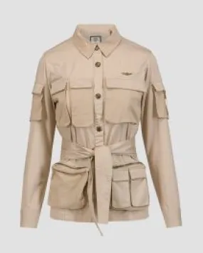 Giacca beige da donna Aeronautica Militare
