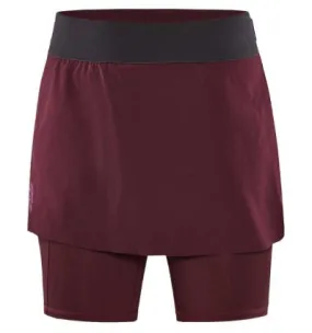 Gonna da donna Craft PRO TRAIL 2IN1 (bordeaux)