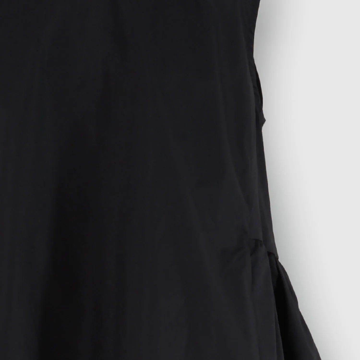 Maglietta Nera Smanicata Con Pizzo Teen