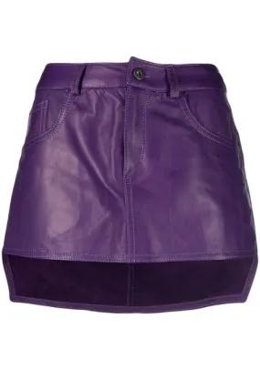 Minigonna  in viola - donna